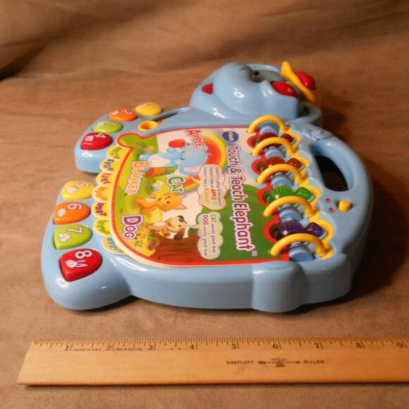 VTech Touch & Teach Elephant 2014 Learning Numbers and Letters Tested Works - Picture 5 of 9